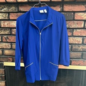 Zenergy by Chico’s Royal Blue Utility Jacket